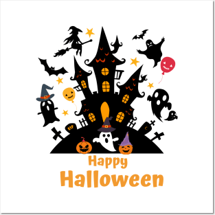 Halloween For Boys Grils, Happy Halloween, Kids Halloween T-Shirt Posters and Art